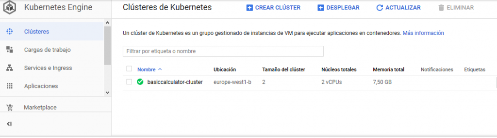 kubernetes cluster